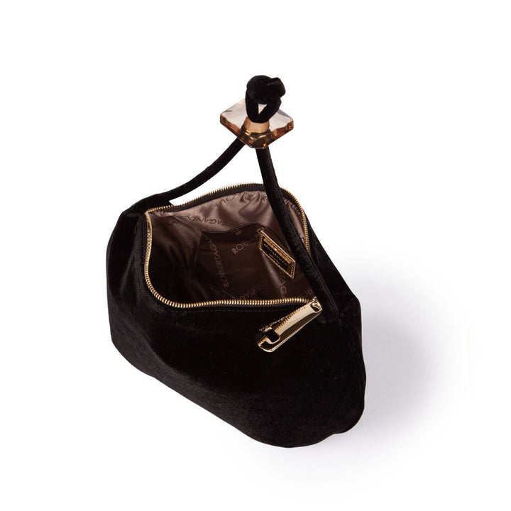 Roberta Gandolfi Sirenetta baguette in raso di seta ed elemento gioiello Cyber Monday