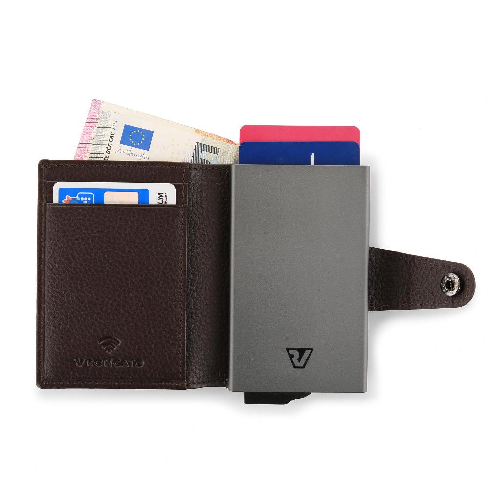 Roncato Porta carte di credito iron 4.0 testa di moro Negozio Online Roncato Only for today