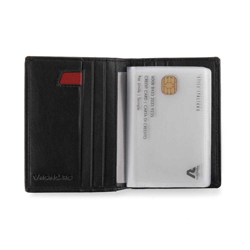 Roncato Porta carte di credito pascal nero Negozio Online Roncato Vendita