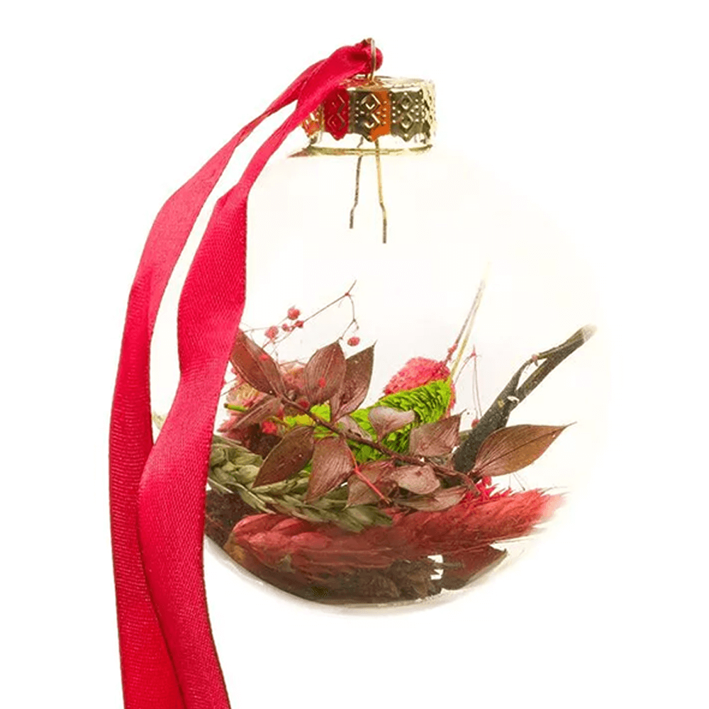 Sbam Design Pallina natalizia con fiori secchi I Più Venduti