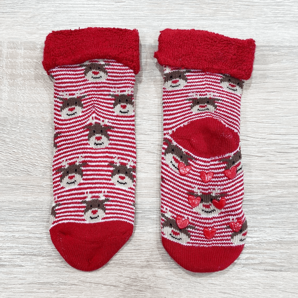 Sbam Design Box di 3 Calze antiscivolo in cotone baby – Christmas Negozio