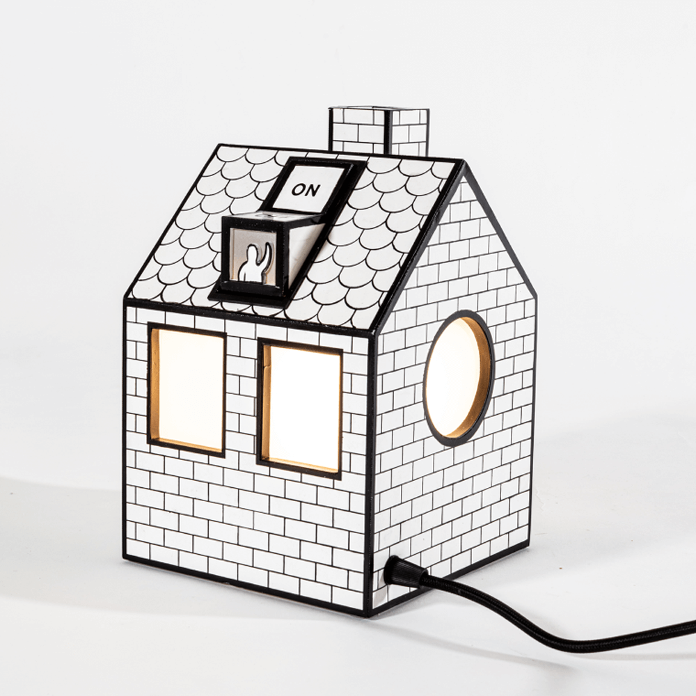 Sbam Design On Off Lamp – Lampada da tavolo in carta riciclata Vendite Flash