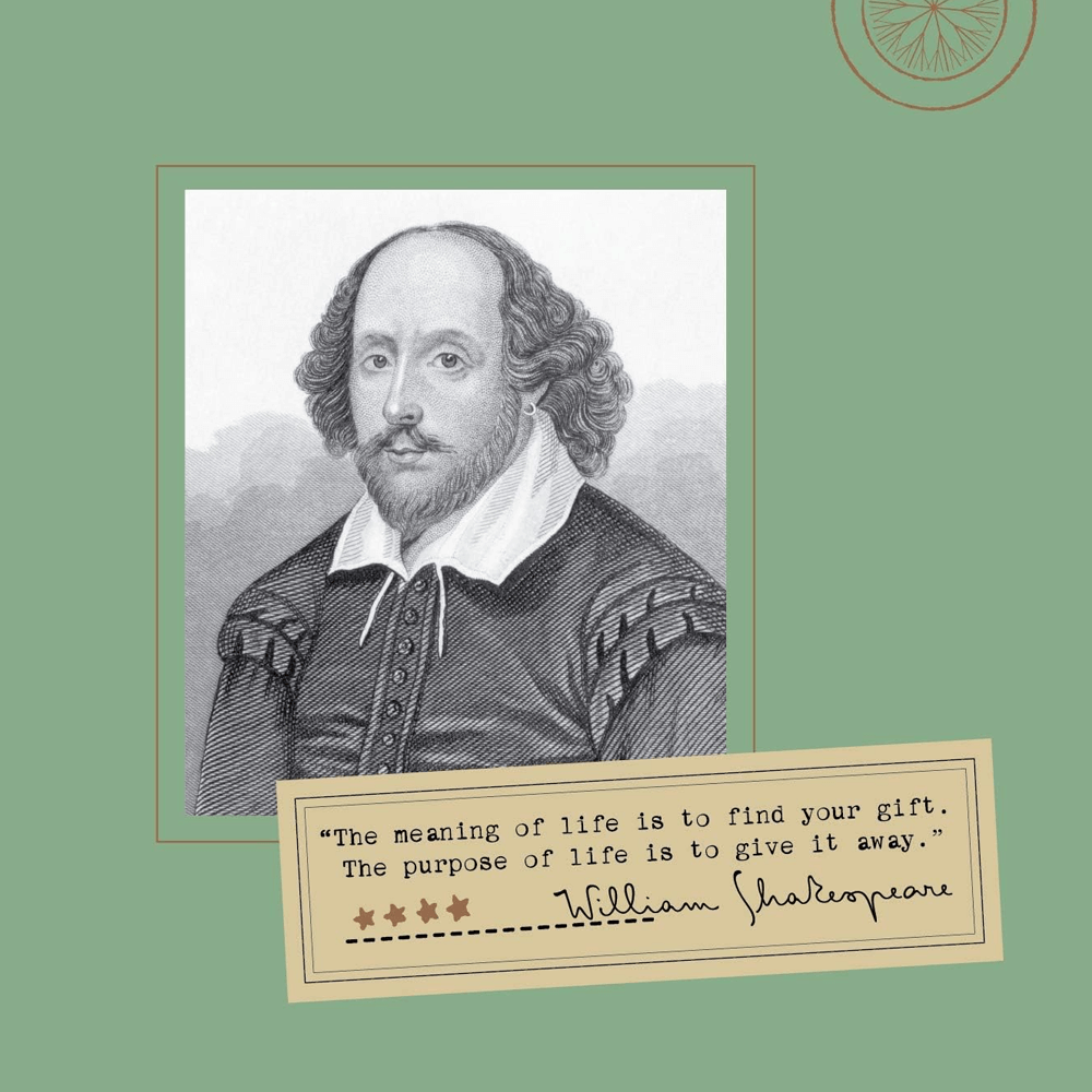 Sbam Design Candela in scatola di latta – library William Shakespeare Moda
