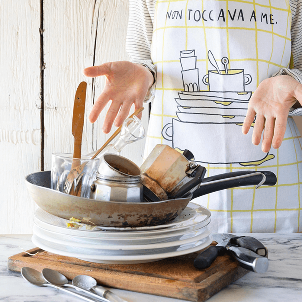Sbam Design Grembiule in cotone “E comunque non toccava a me” Offerte giornaliere