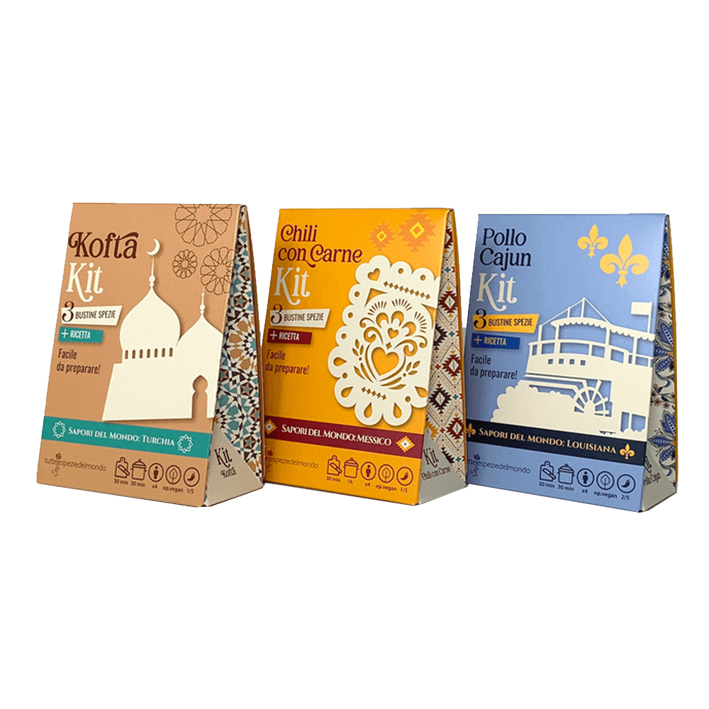 Sbam Design Box di tre kit ricette verso le Indie Orientali Shopping Online