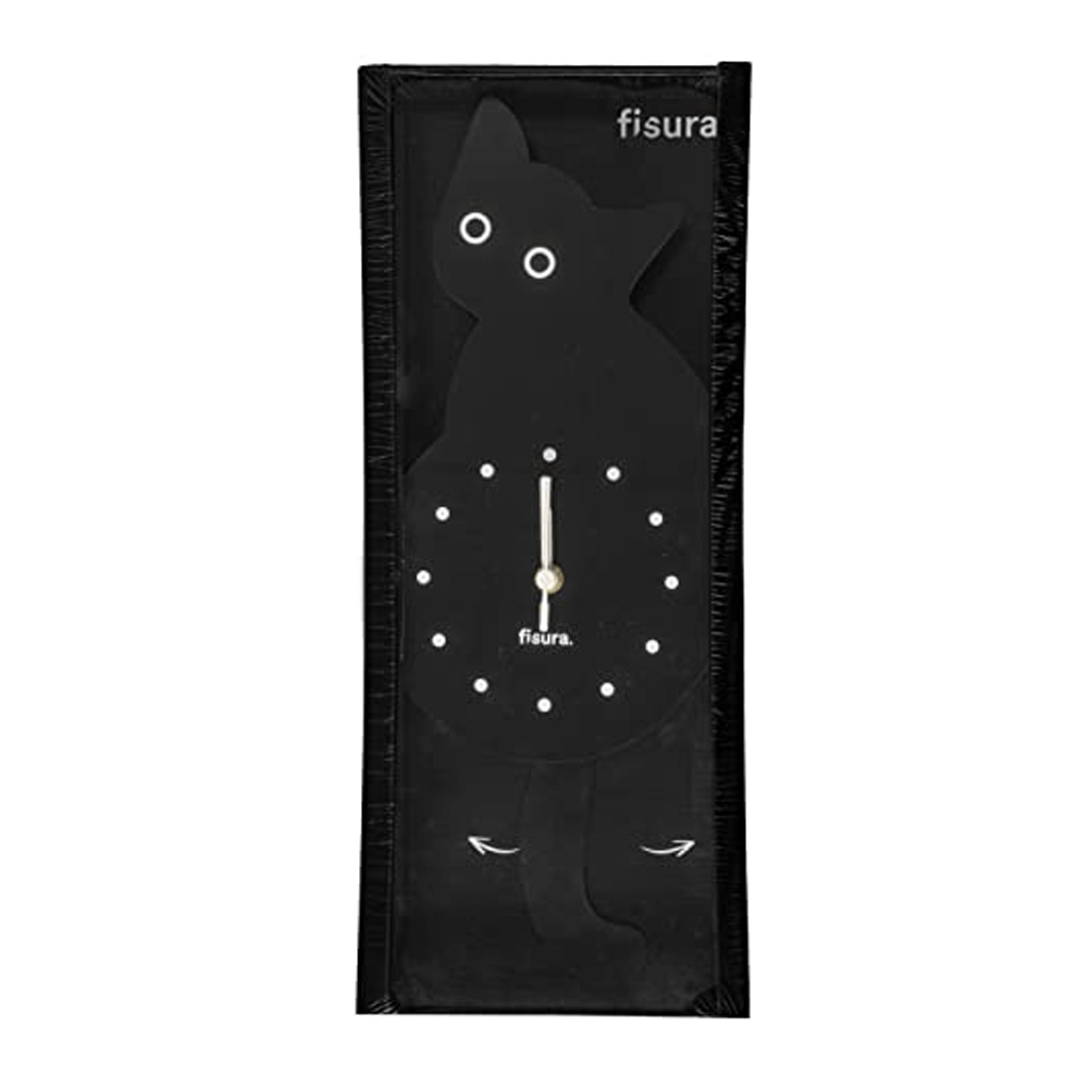 Sbam Design Orologio da parete – Gatto nero Economico