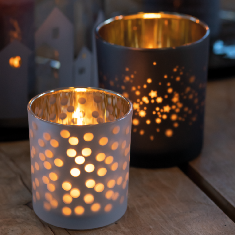 Sbam Design Porta candela in vetro – Stelle Saldi