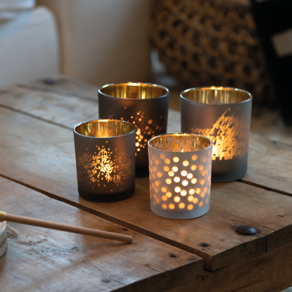 Sbam Design Porta candela in vetro – Stelle Saldi