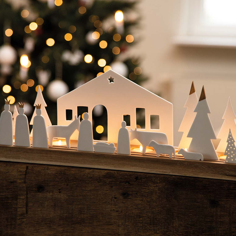 Sbam Design Presepe grande porta candele Nuovo