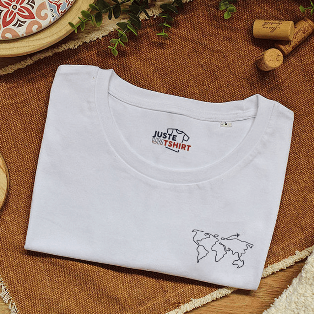 Sbam Design T-Shirt ricamata – Travel Fino Al -60%
