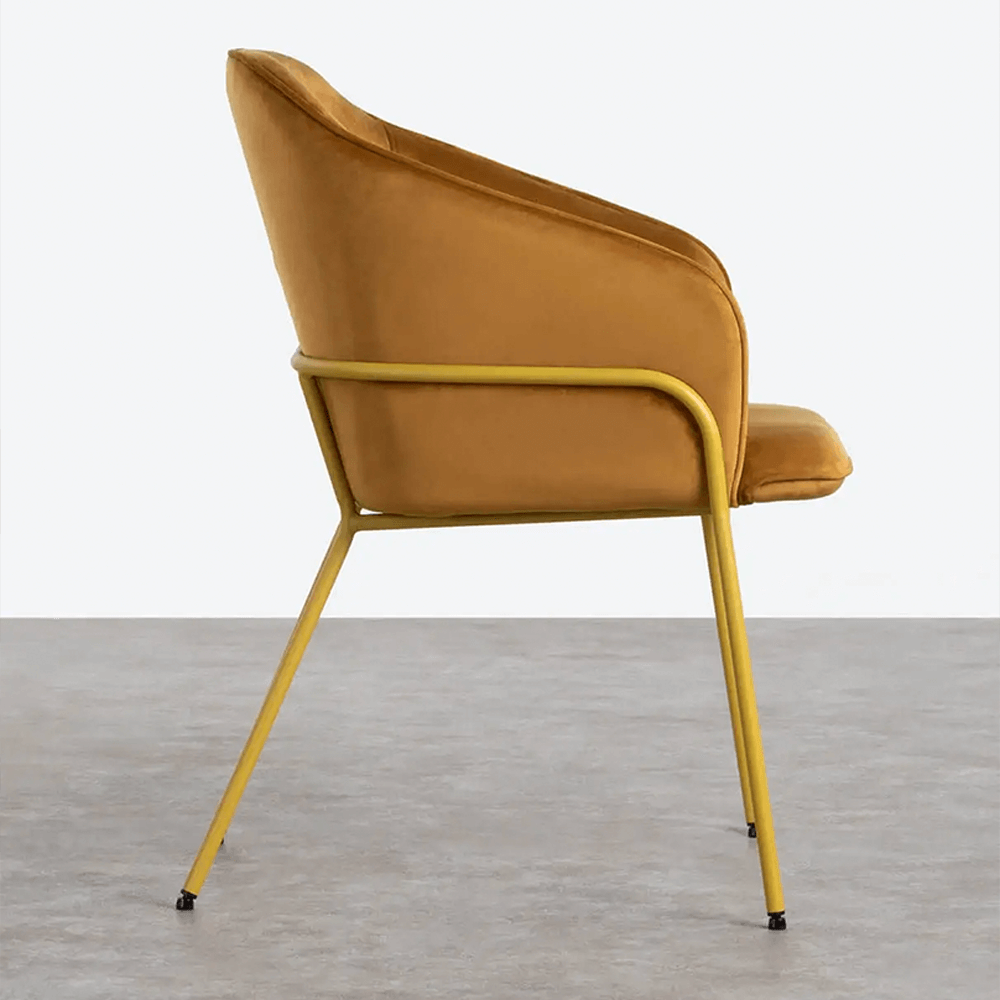 Sbam Design Poltroncina in velluto con struttura in metallo Affare Del Giorno