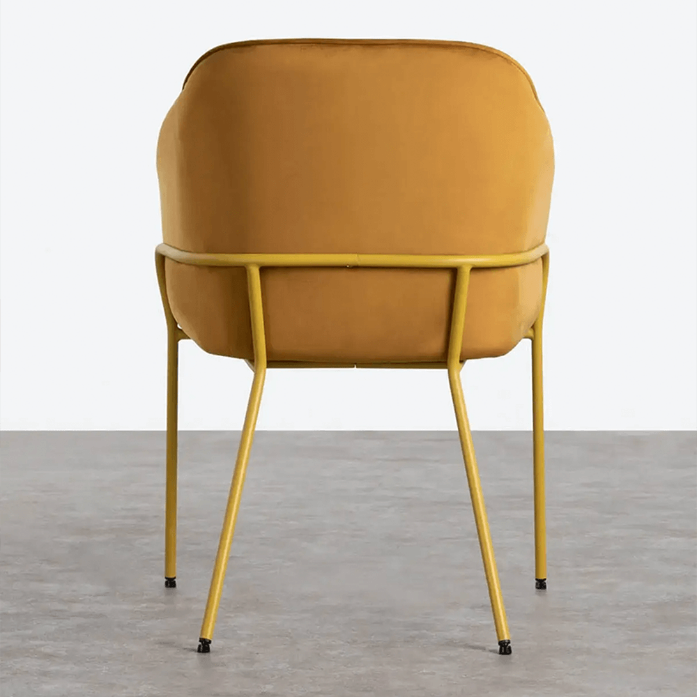 Sbam Design Poltroncina in velluto con struttura in metallo Affare Del Giorno