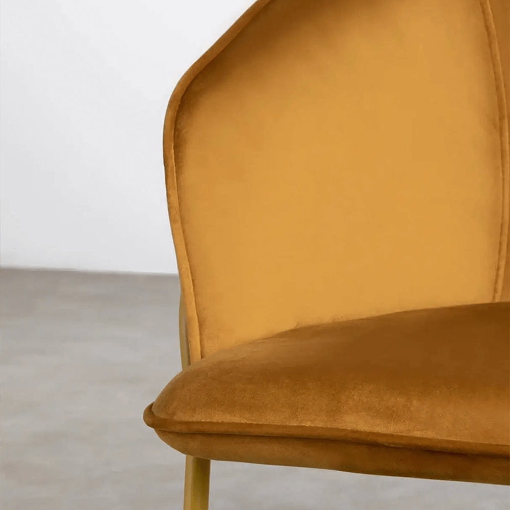 Sbam Design Poltroncina in velluto con struttura in metallo Affare Del Giorno