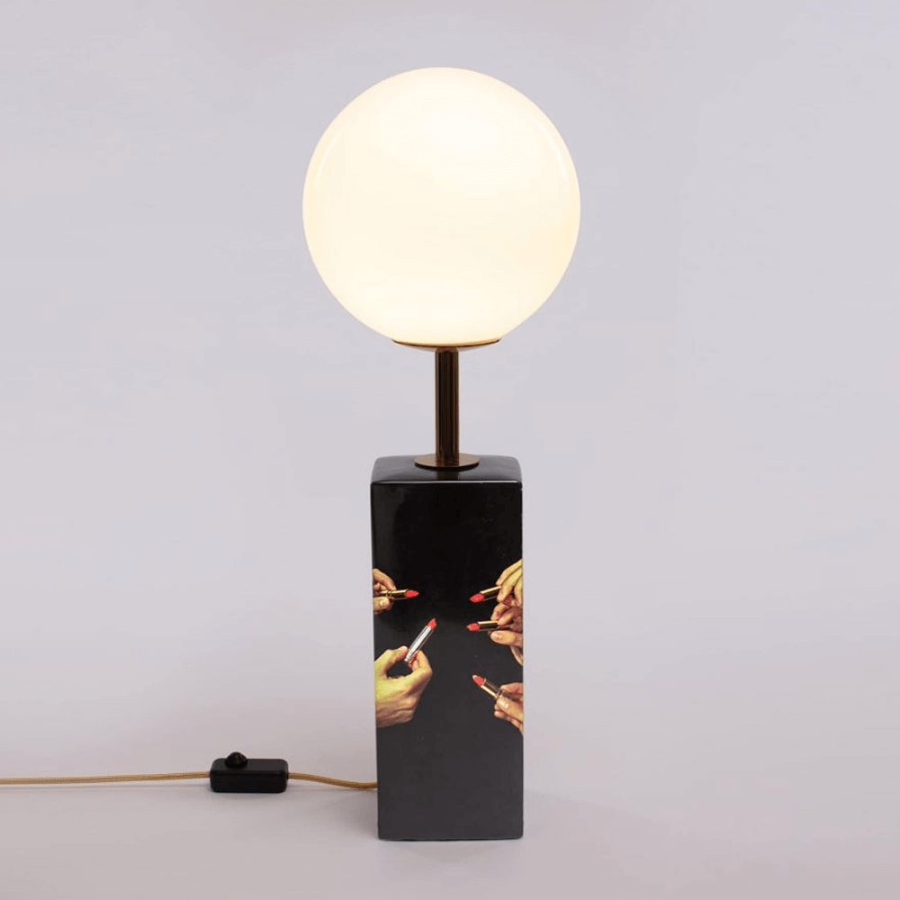 Sbam Design Lampada da tavolo Toiletpaper – Lipsticks Black Saldi Di Fabbrica