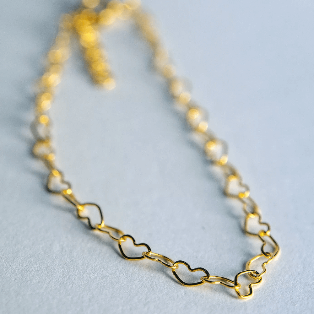 Sbam Design Bracciale catena cuori intrecciati Fino Al -60%