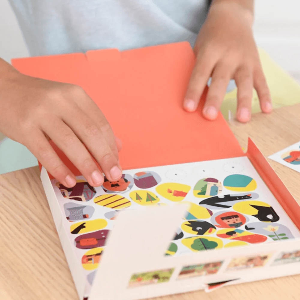 Sbam Design Cards con stickers – riccioli d’ oro e i tre orsi Economico