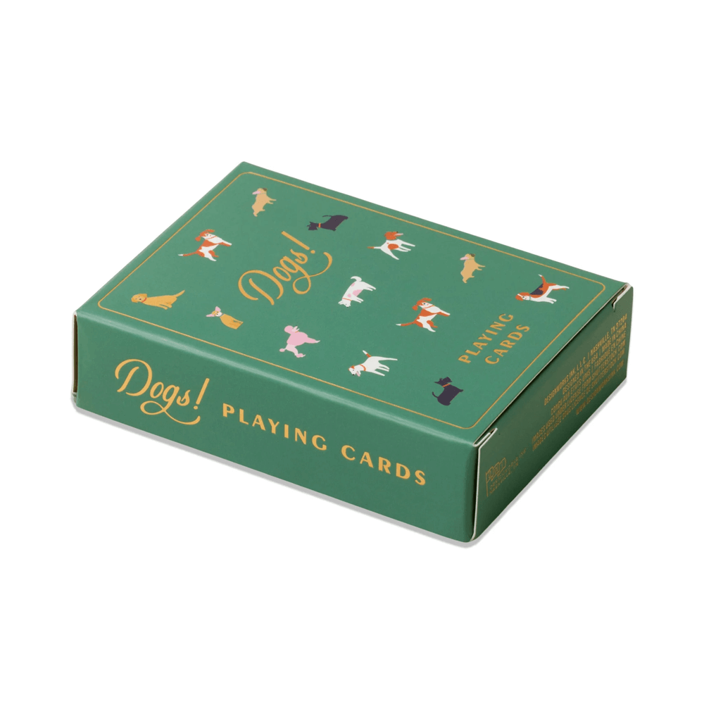 Sbam Design Carte da gioco con stampe di cani Pezzi Unici