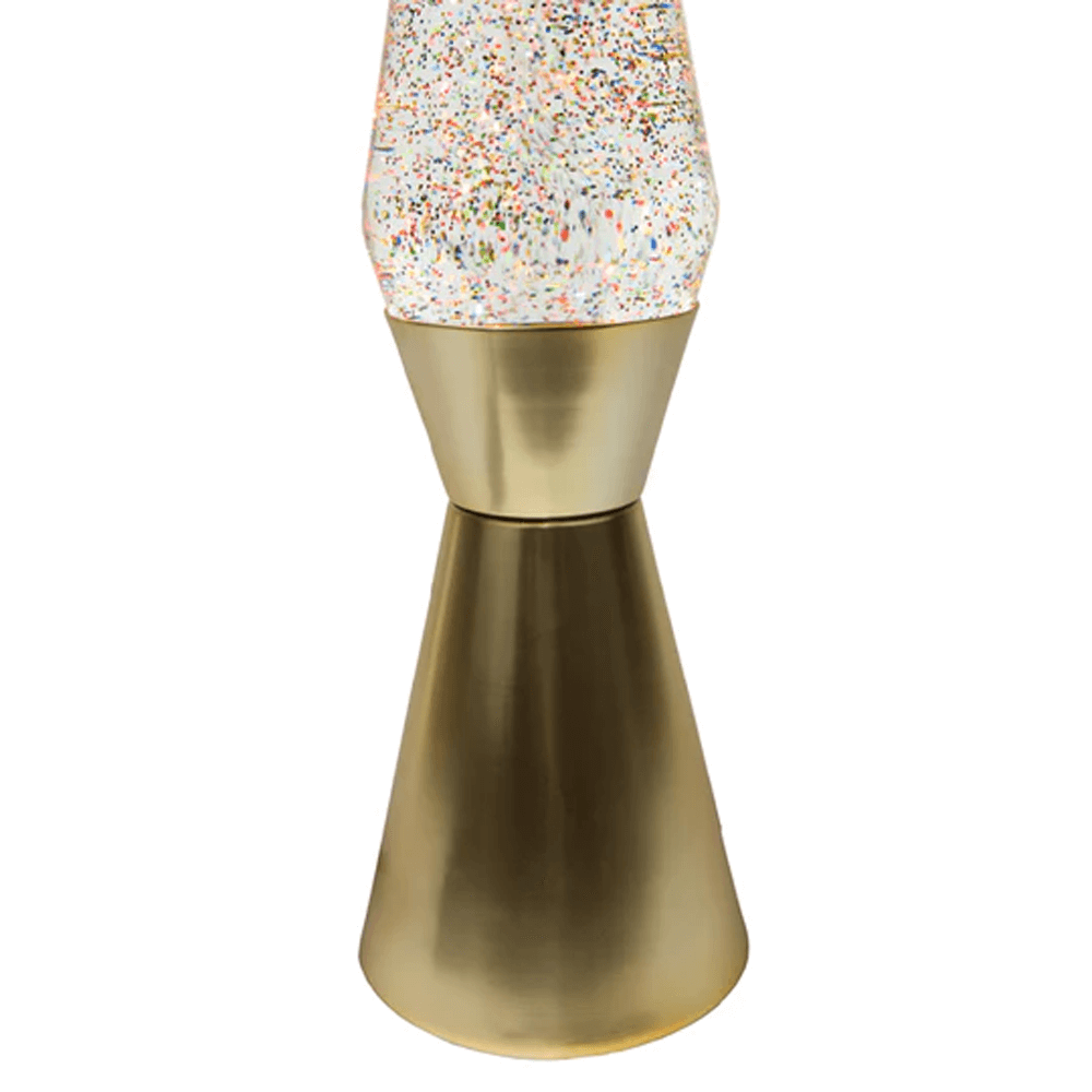Sbam Design Lava Lamp Bullet oro con glitter Promozione Limitata