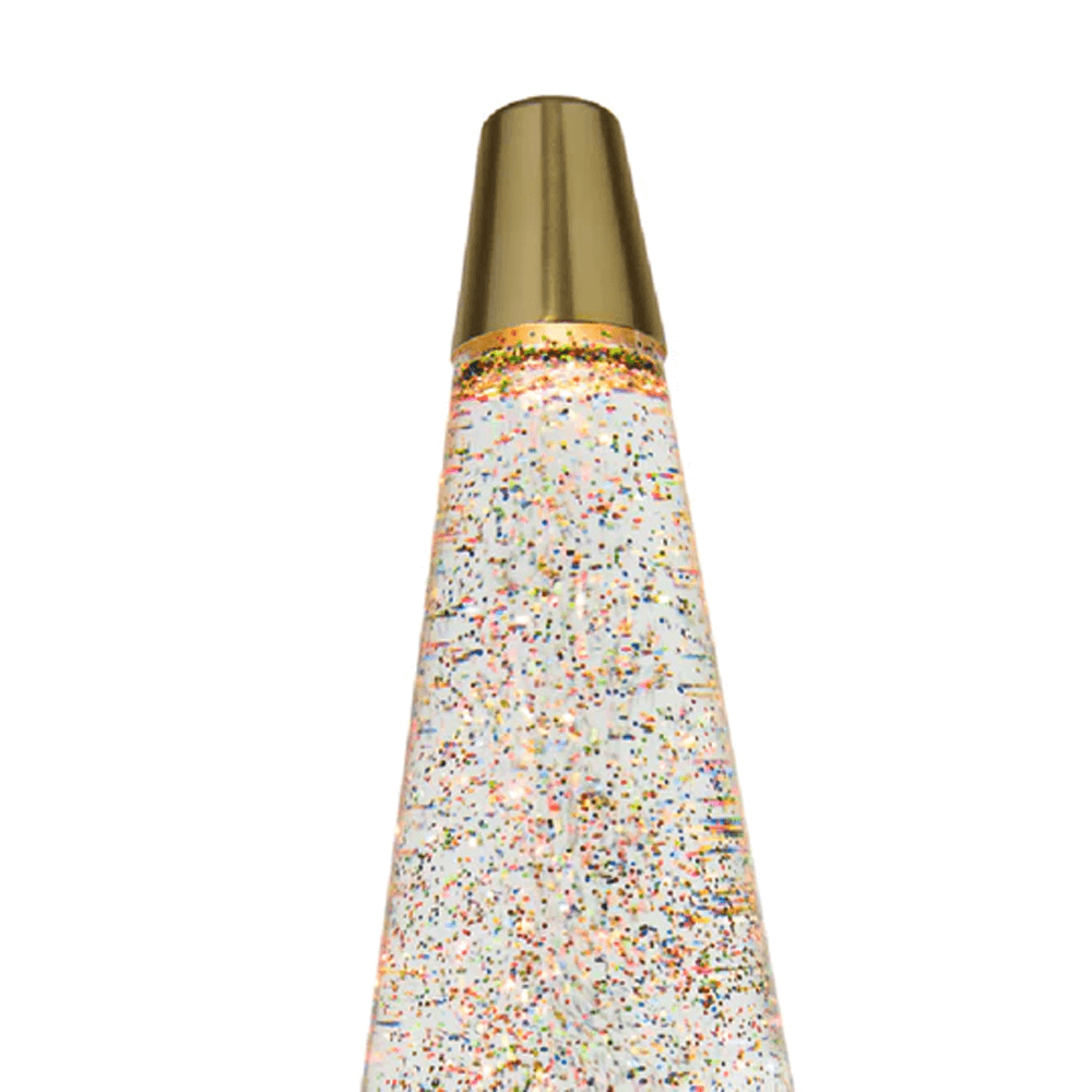 Sbam Design Lava Lamp Bullet oro con glitter Promozione Limitata