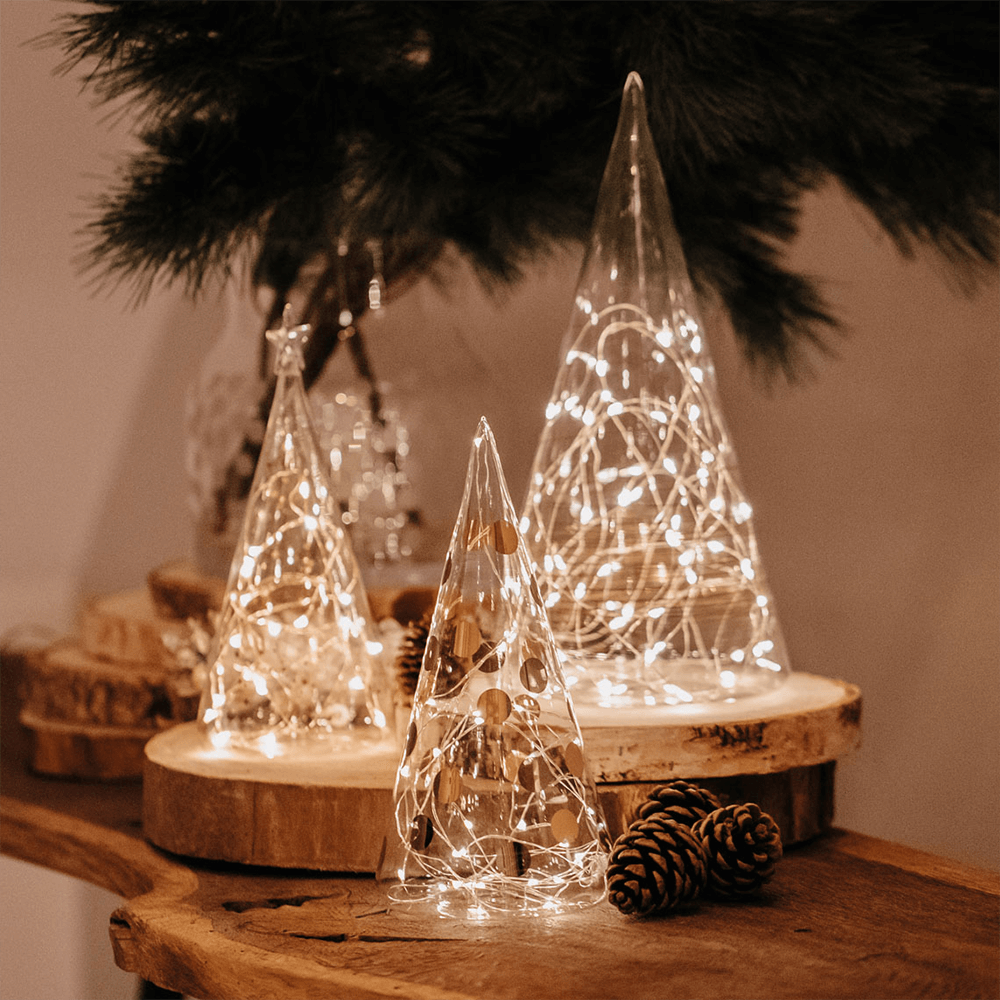 Sbam Design Decorazione Albero di Natale Pois con lucine Hotsell