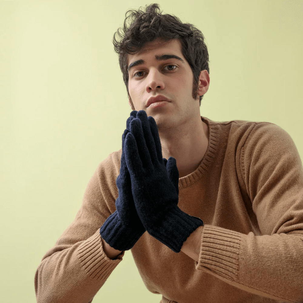 Sbam Design Guanti da uomo in Cashmere Rigenerato – Pier Paolo Sottocosto