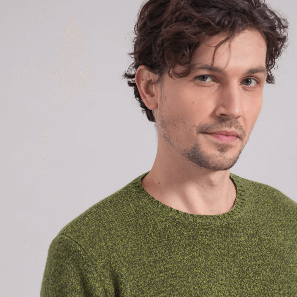 Sbam Design Maglione da uomo in Cashmere Rigenerato – Romeo Convenienza