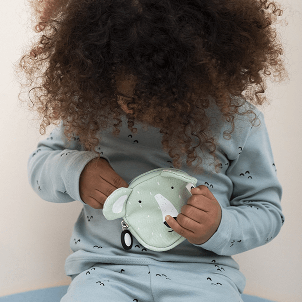 Sbam Design Bustina porta monete in tessuto – Orso Outlet