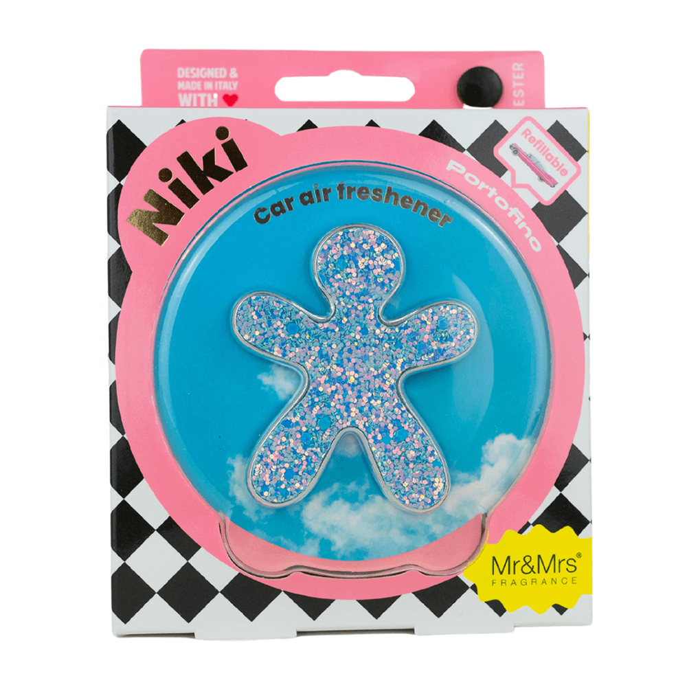 Sbam Design Profumatore ricaricabile per auto – NIKI – glitter 2025