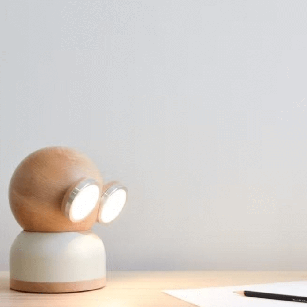 Sbam Design Lampada in legno Mr. Watt Goggle Qualità