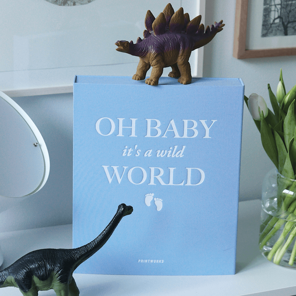 Sbam Design Album per fotografie “Oh baby it’s a wild world” Spedizione Gratuita