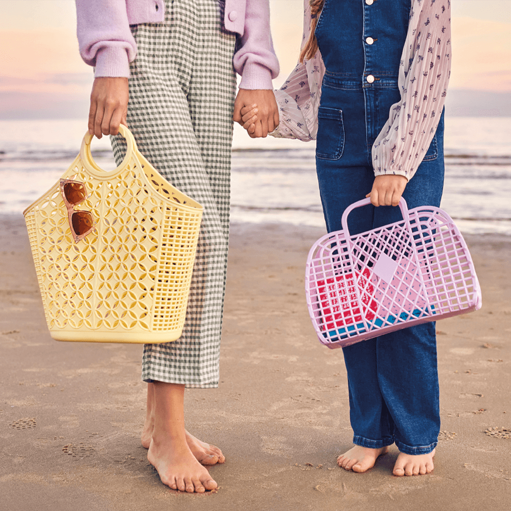 Sbam Design Borsa in plastica colorata – Atomic Tote Offerte stagionali