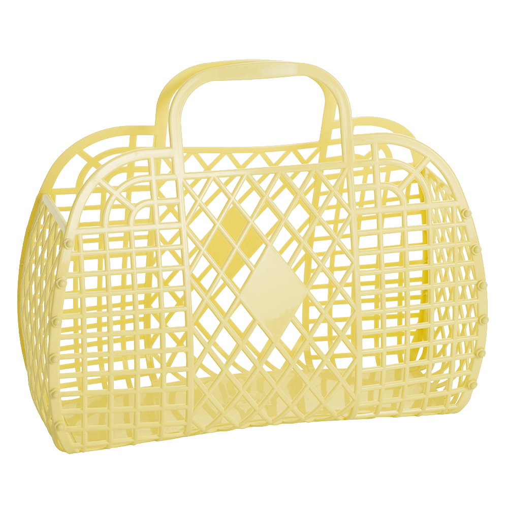Sbam Design Borsa in plastica colorata – Retro Basket Liquidazione