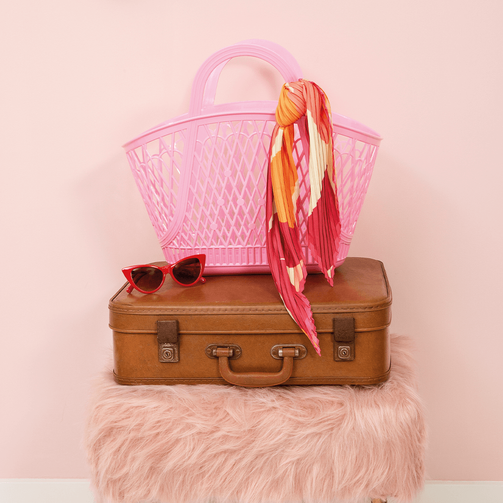 Sbam Design Borsa in plastica colorata – Betty Basket Comprane uno, ottenene uno gratis