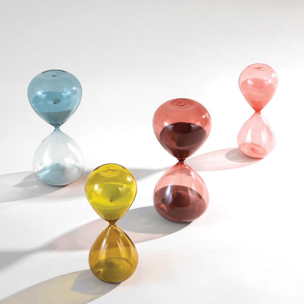 Sbam Design Clessidra di vetro 30 minuti – Peachy Ombre Only for today