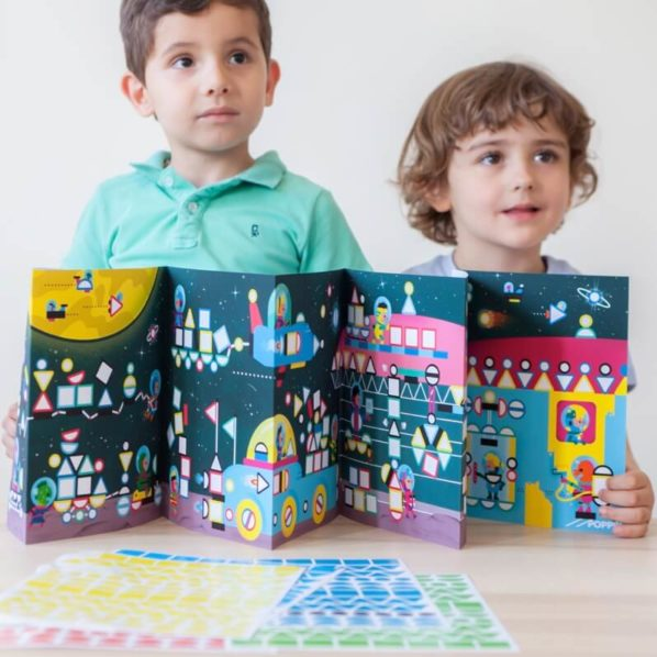 Sbam Design Poster Panorama con stickers Consegna Veloce