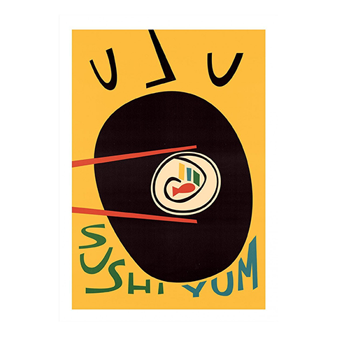Sbam Design Poster burger 30×40 – Fox and Velvet Hotsell