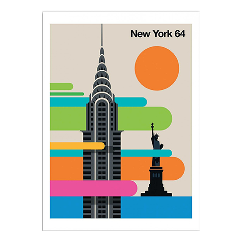 Sbam Design Poster città 30×40 – Bo Lundberg Vendita Calda