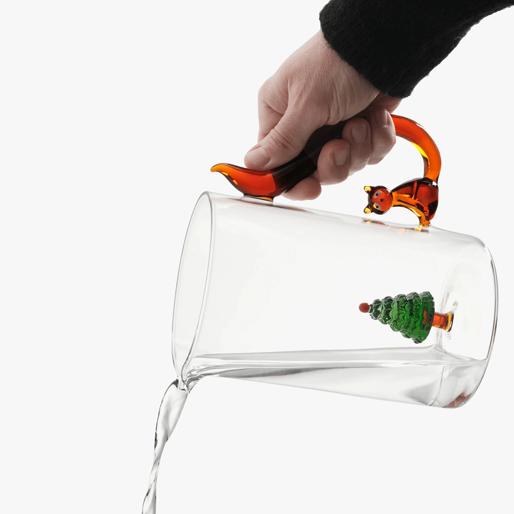 Sbam Design Brocca di vetro – Woodland Tales – Coniglio e Lumaca Vendita Economica