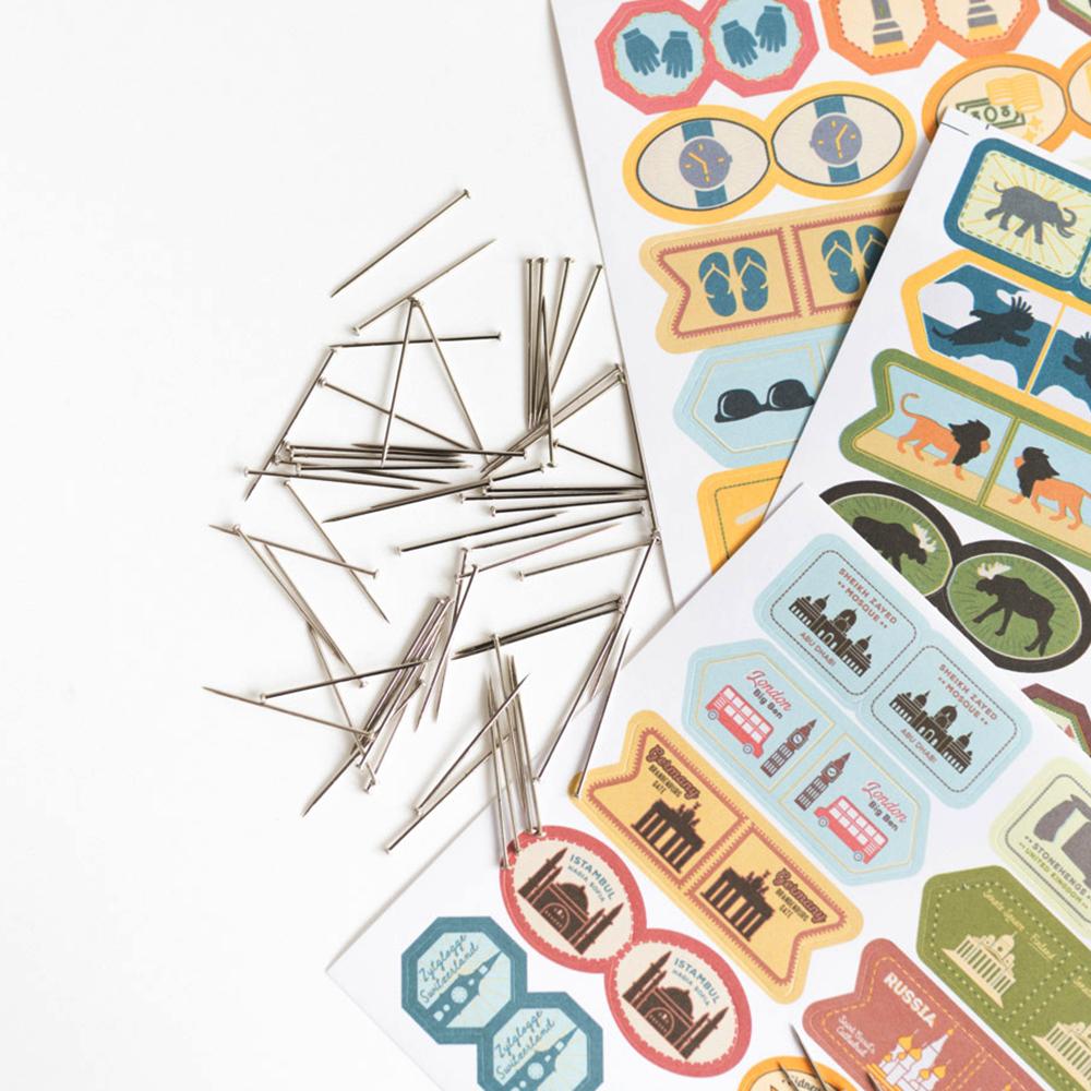 Sbam Design Stickers set per mappe – Monumenti I Più Venduti