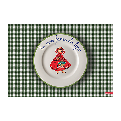 Sbam Design Tovaglietta Mangia e Impara – Verde In Saldo