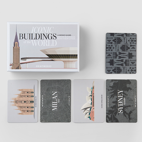 Sbam Design Memory game – Iconic Buildings Vendita calda