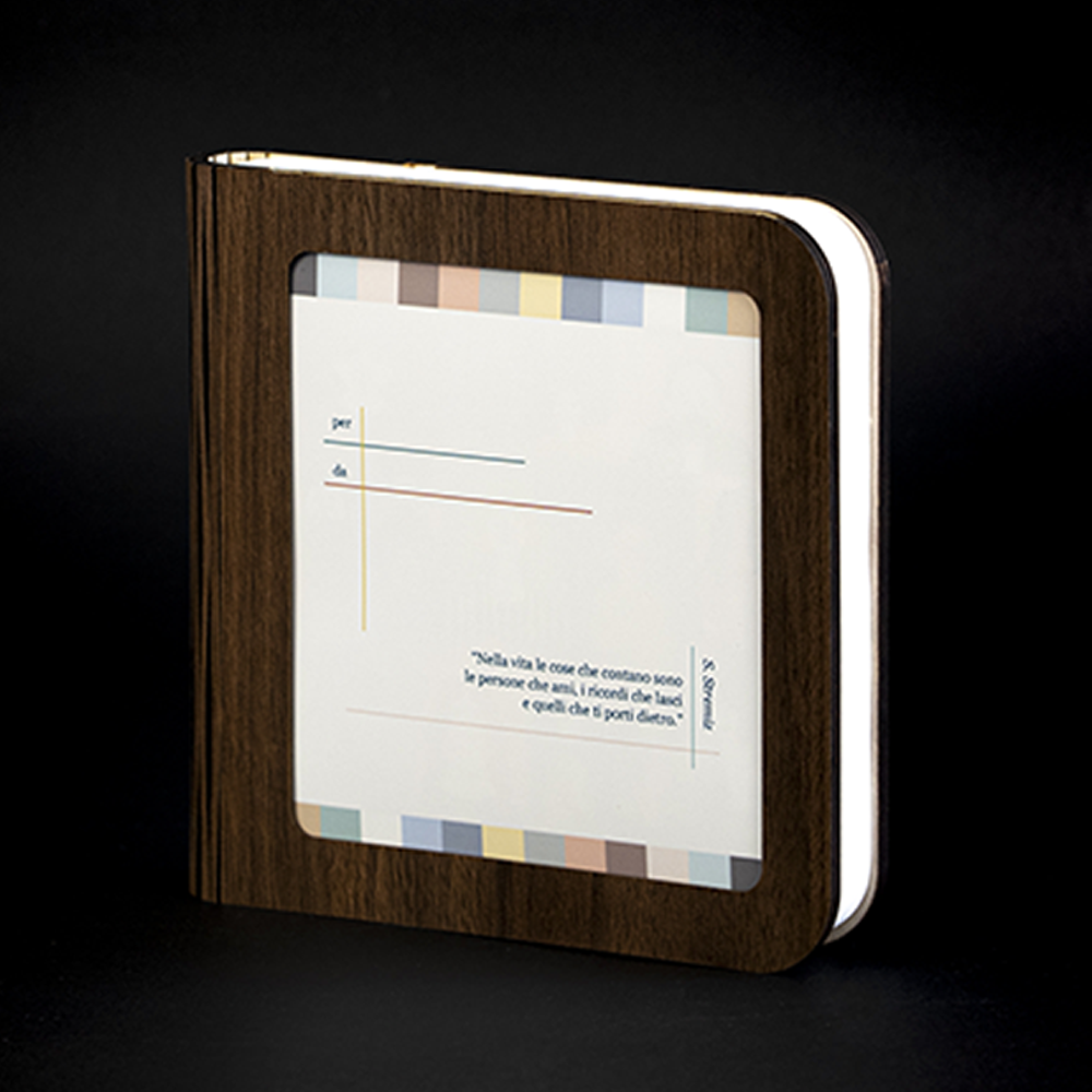 Sbam Design Pic Light – libro luminoso con copertina personalizzabile Ritorno libero