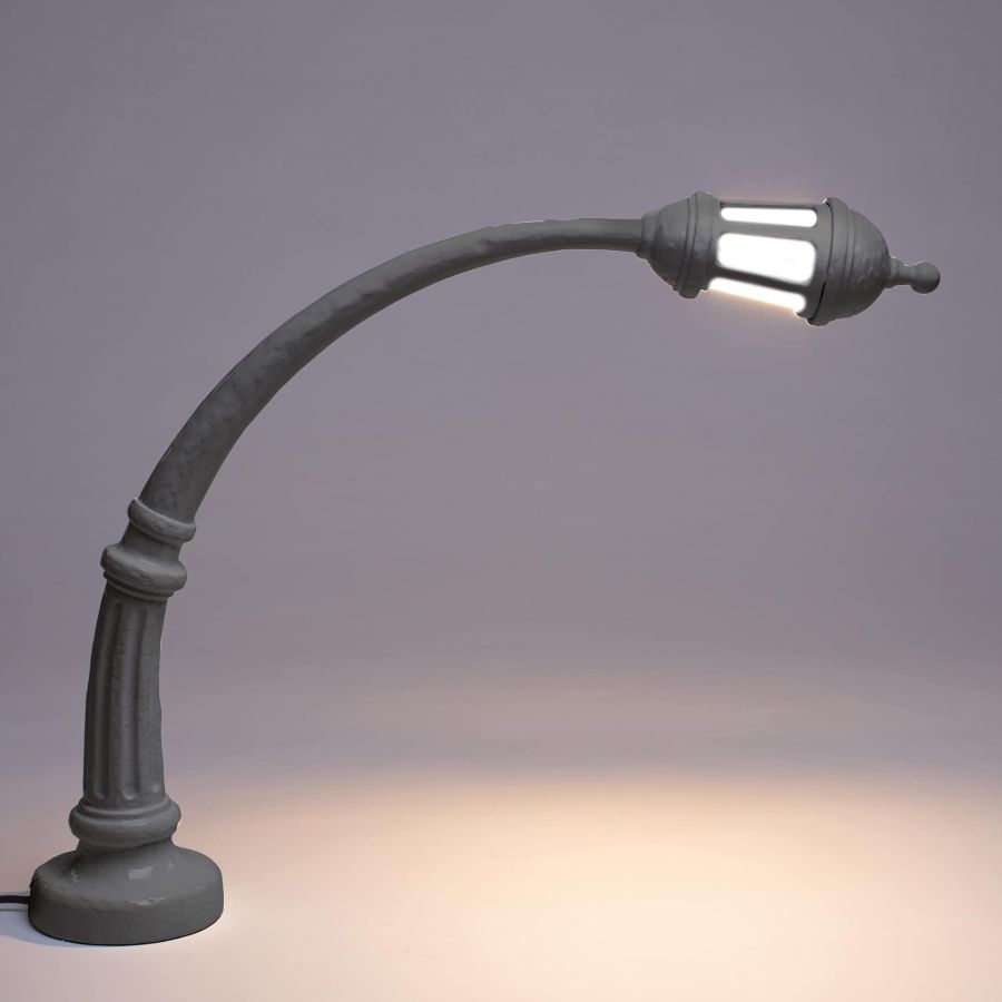 Seletti Street Lamp Desk Grey Prezzo basso