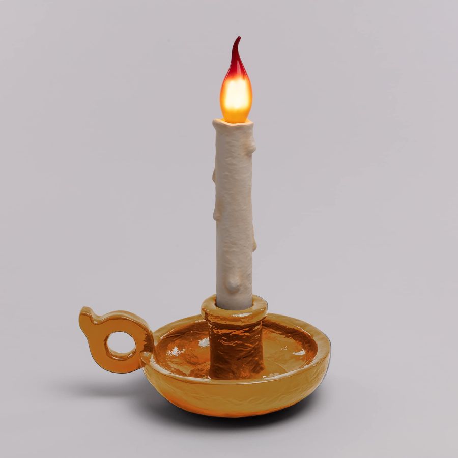 Seletti Bugia Lamp Gold Vendita Calda