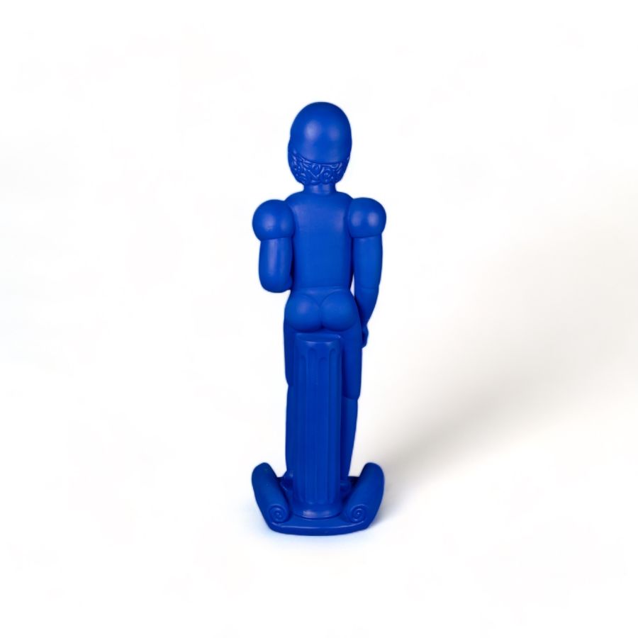 Seletti Terracotta Statue Helmet Blue Italy