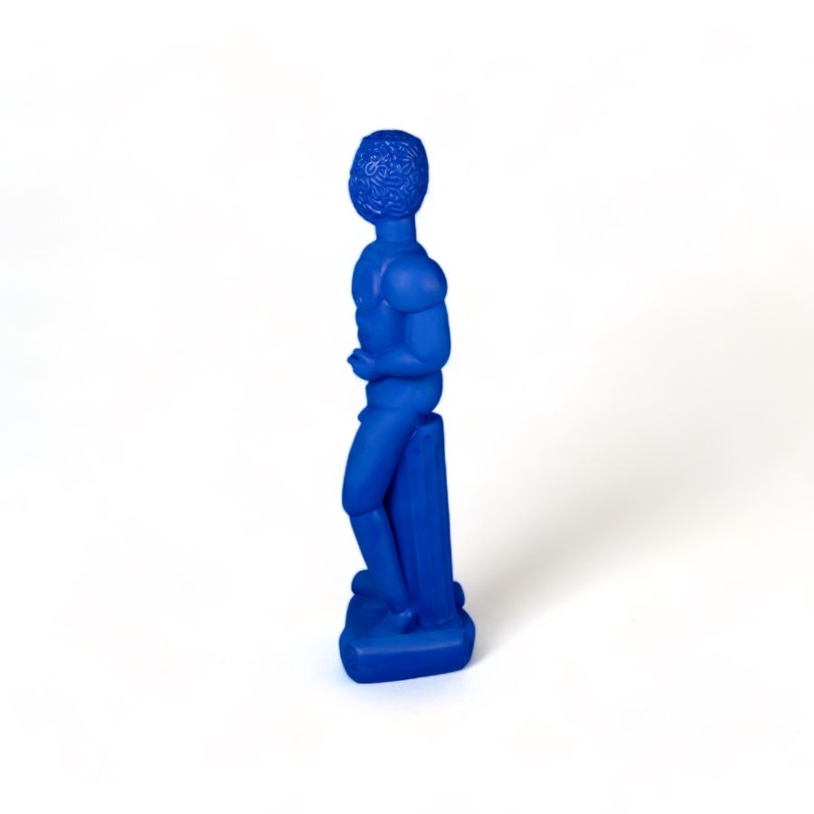Seletti Terracotta Statue Bronzo Blue Italia