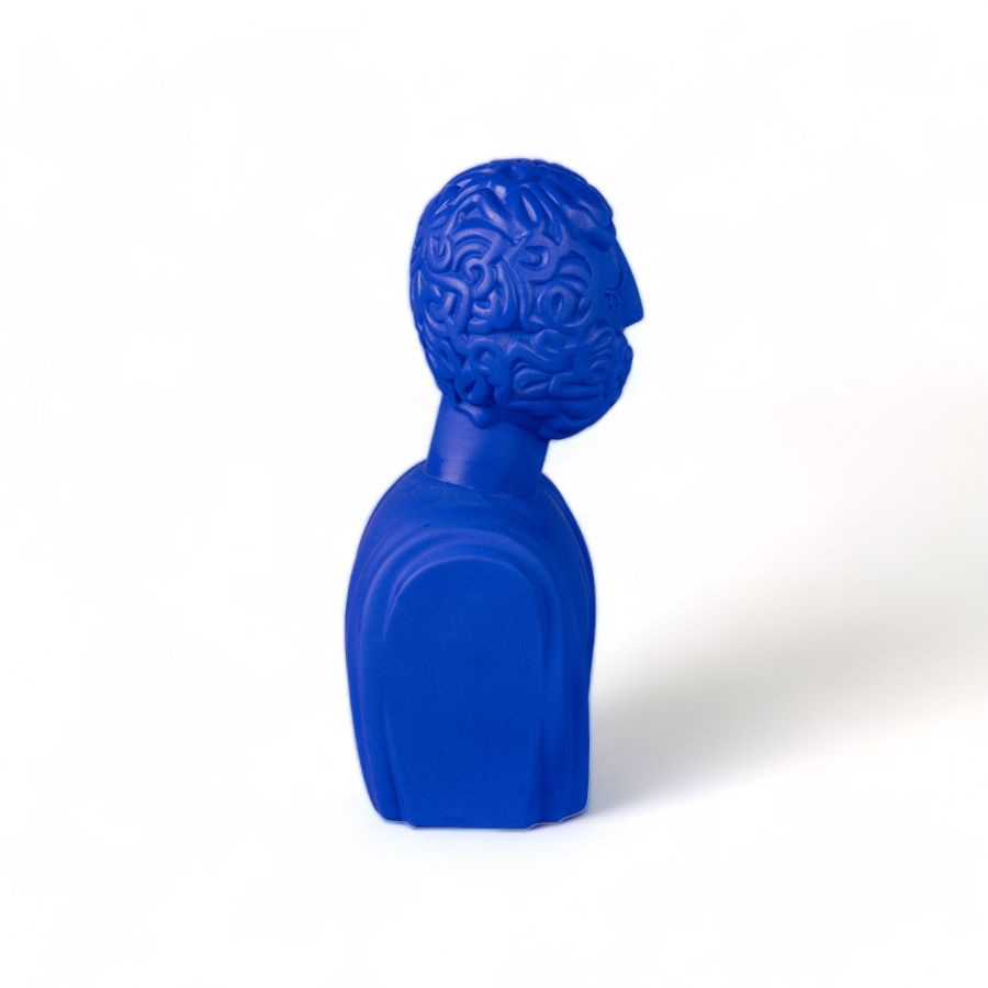 Seletti Terracotta Bust Man Blue In Linea