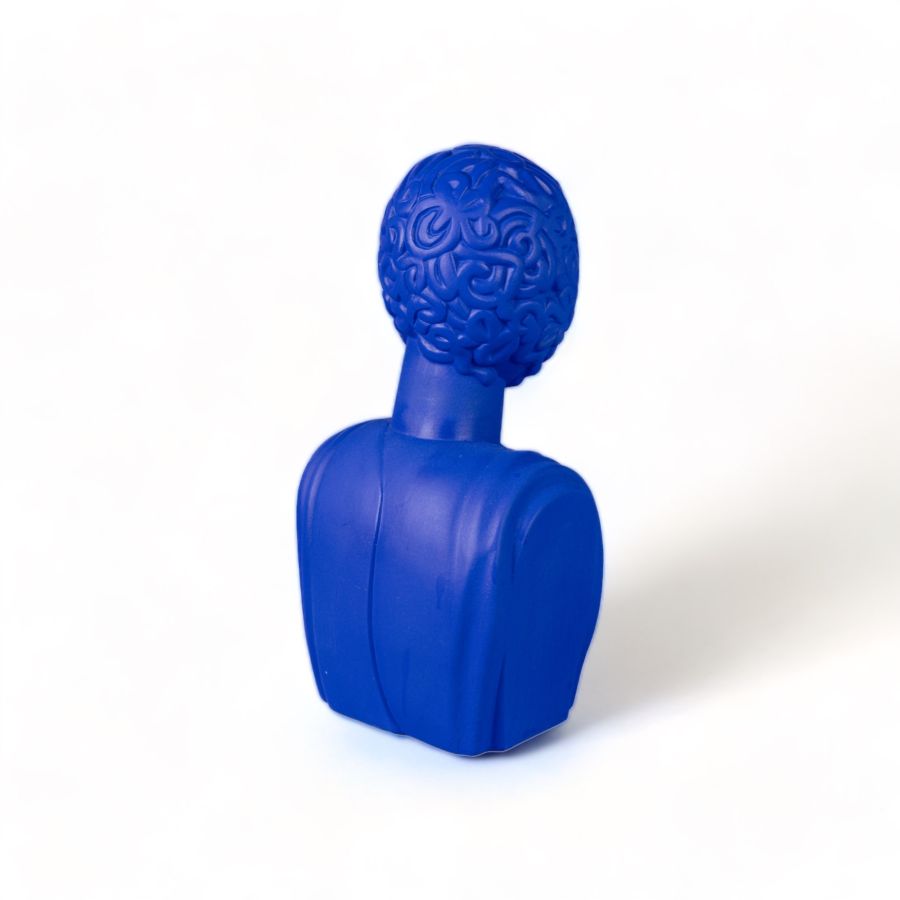 Seletti Terracotta Bust Man Blue In Linea