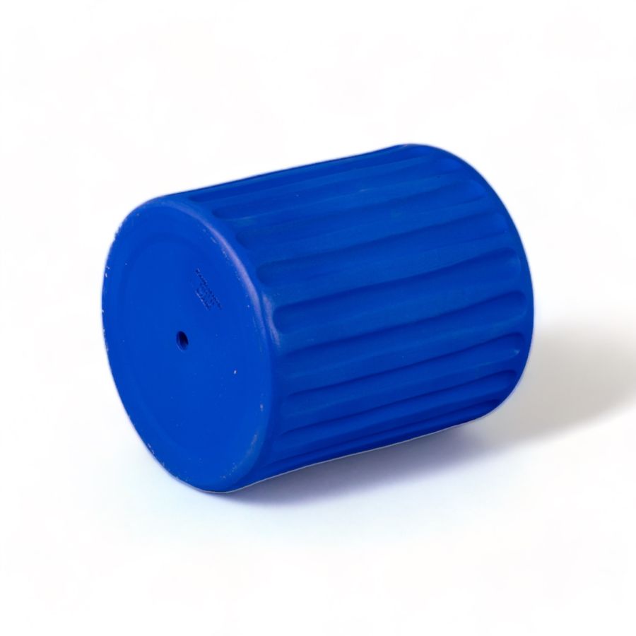 Seletti Magna Graecia Terracotta Vase with Saucer Dorico Blue Qualità