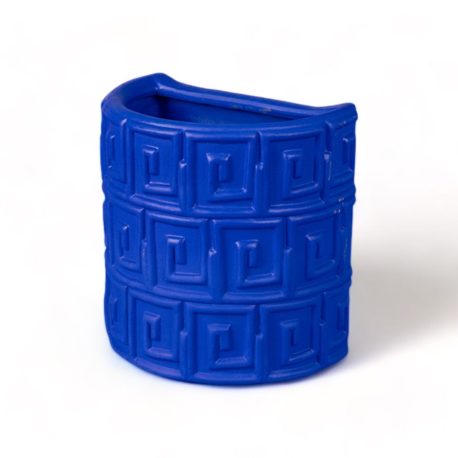 Seletti Terracotta Wall Vase Greche Blue Spedizione Gratuita